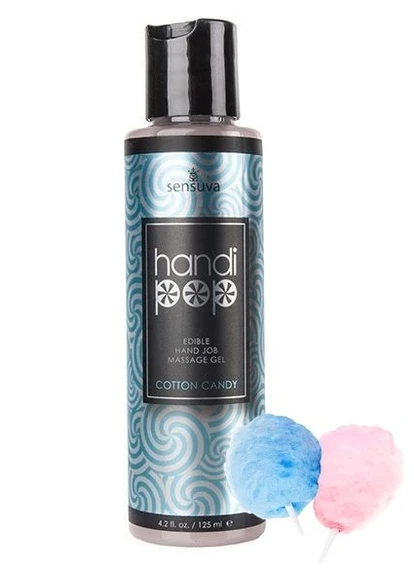 Лубрикант для оральных ласк вкусовой - Handipop Cotton Candy сладкая вата 125 мл (SO3202) Sensuva (253573604)