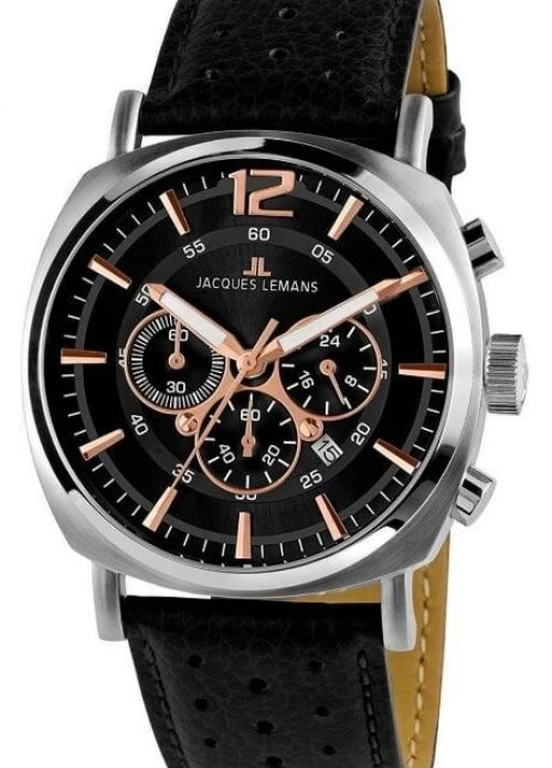 Чоловічі Годинники 1-1645J кварцові класичні Jacques Lemans (226699148)