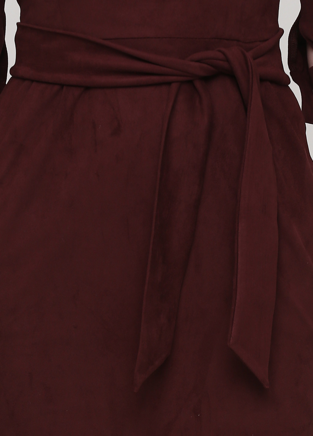 Темно-коричневое кэжуал платье футляр NikTan однотонное