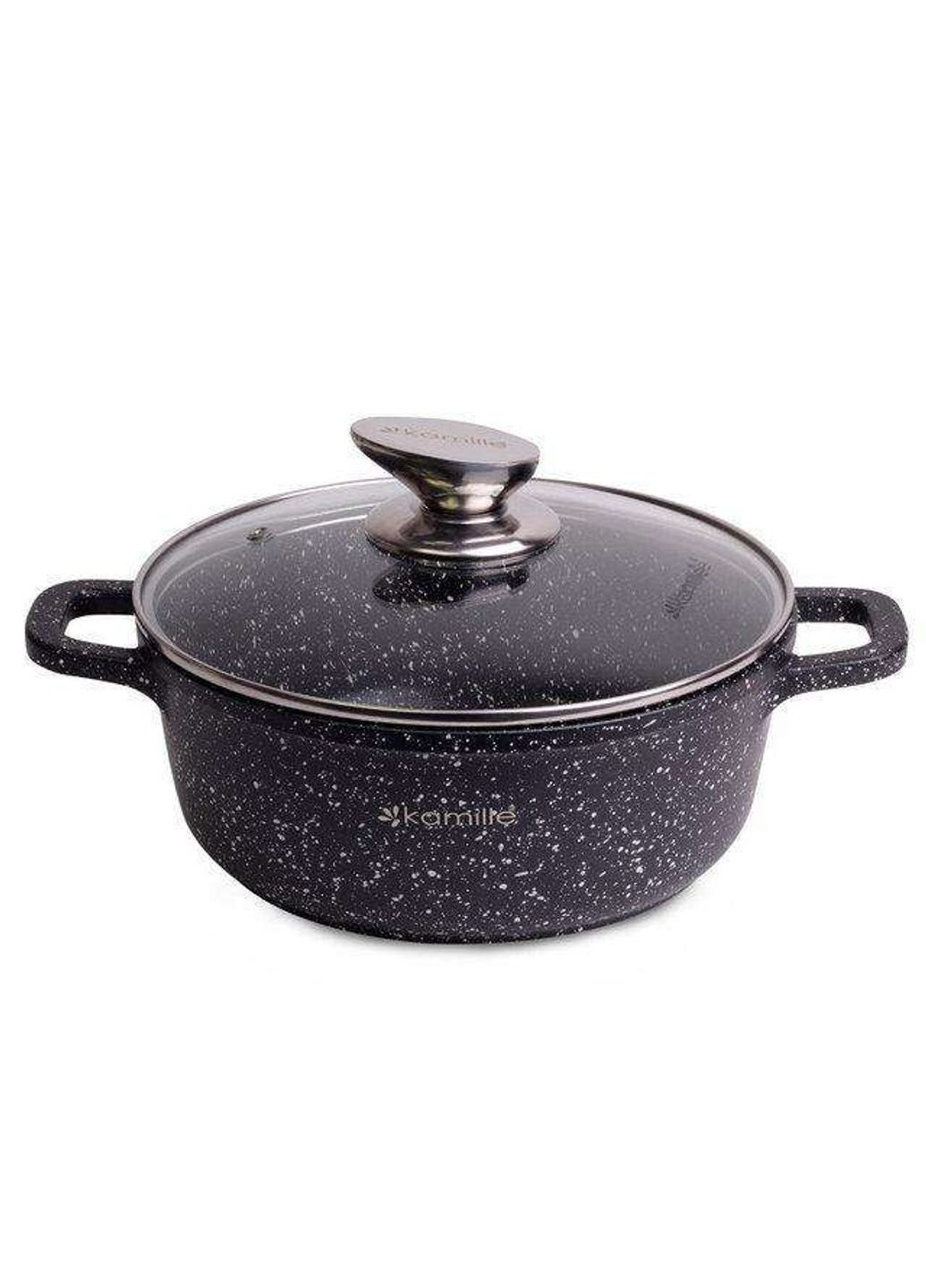 Каструля із литого алюмінію з антипригарним покриттям 4.5 л KM-4405 Kamille (253543184)
