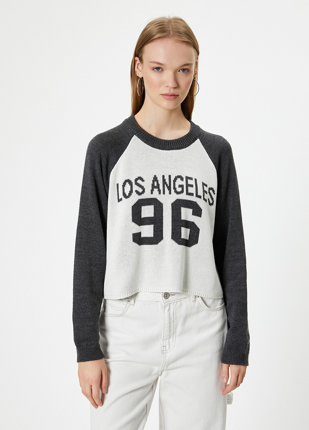 Комбінований демісезонний светр джемпер KOTON