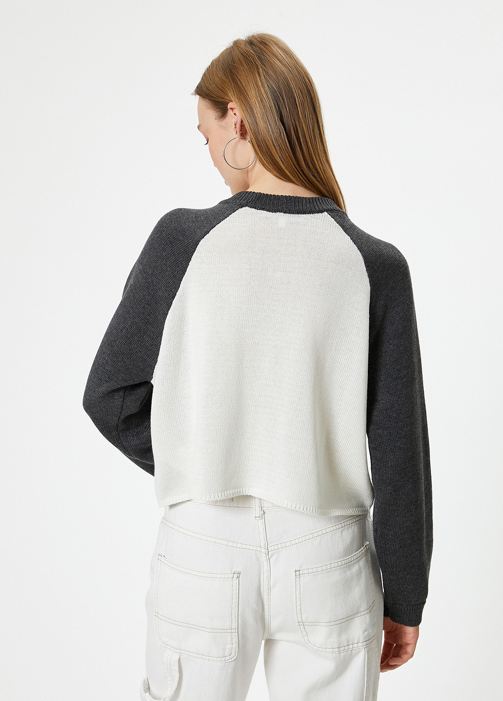 Комбінований демісезонний светр джемпер KOTON