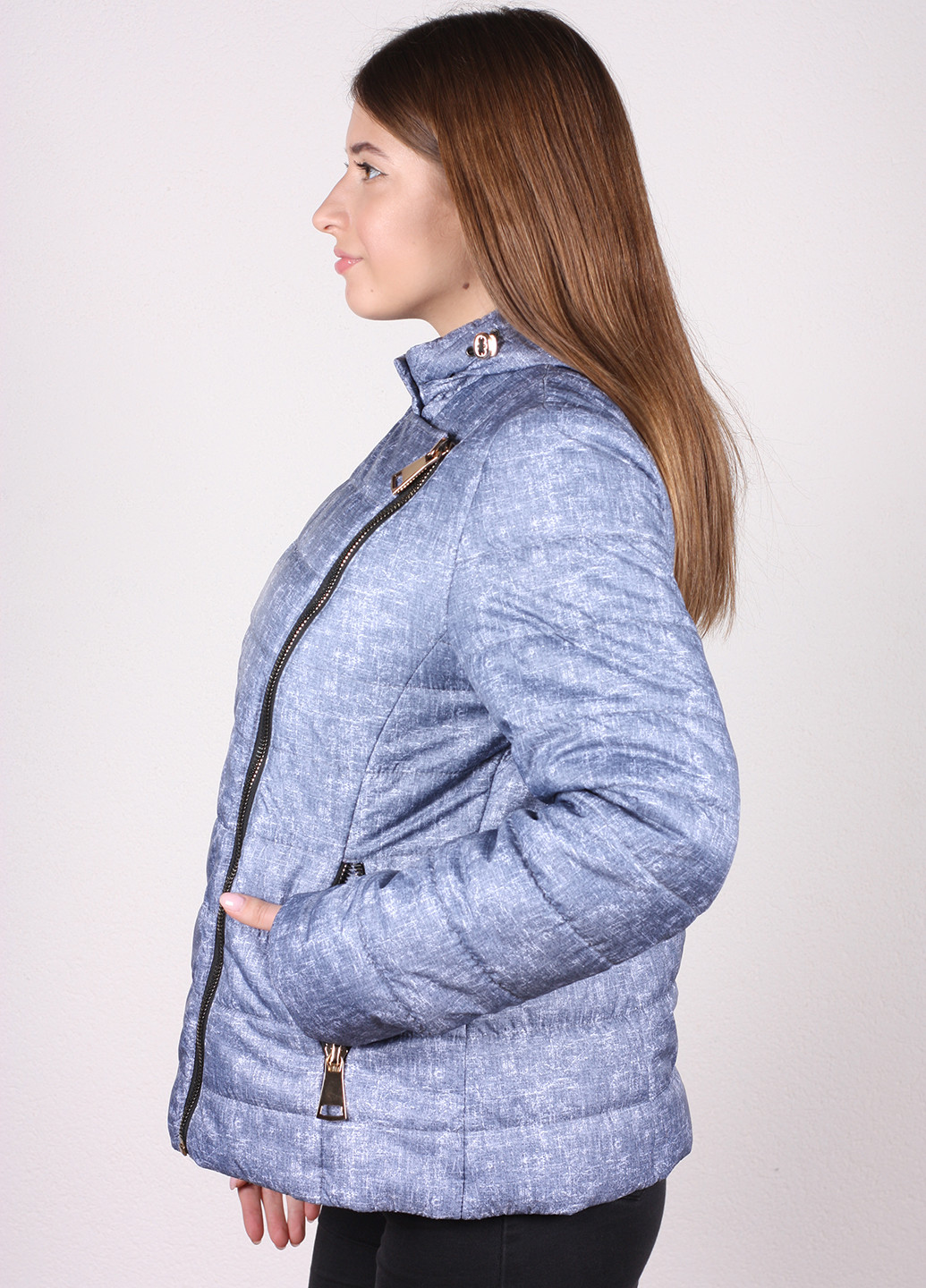 Світло-синя демісезонна куртка LeeKosta