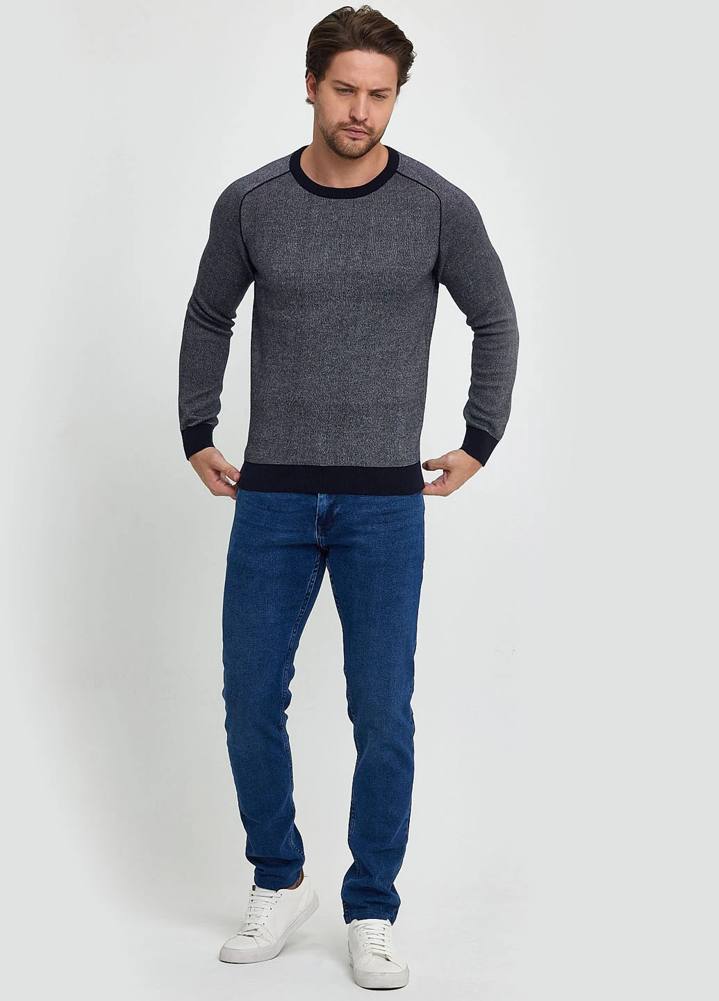 Темно-синій демісезонний джемпер джемпер Trend Collection