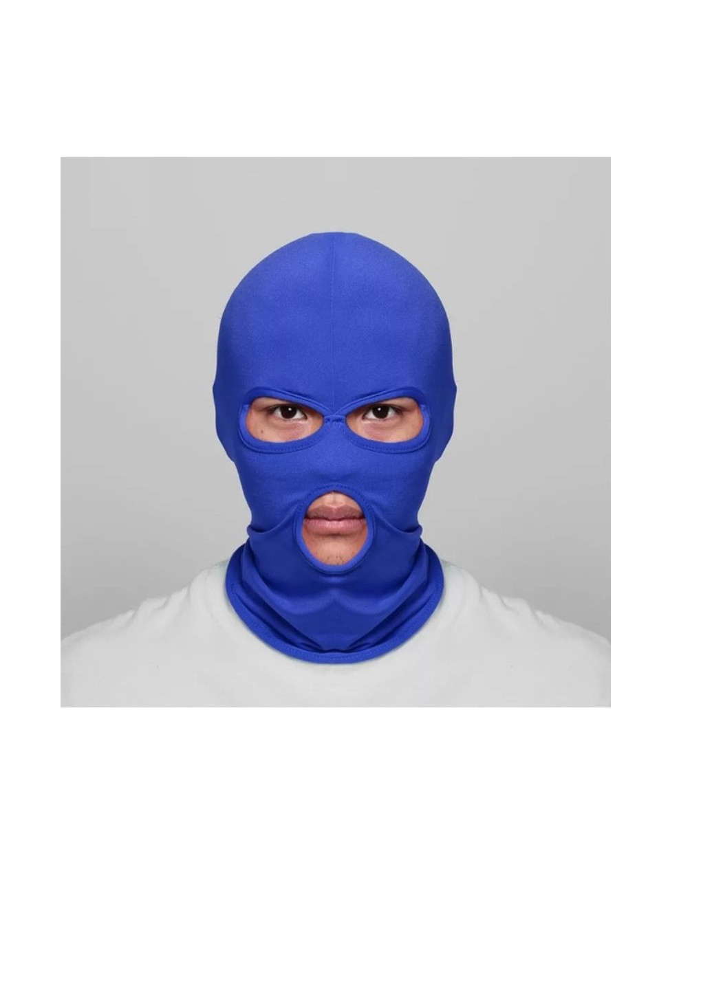 NoName маска бандитка унисекс синий однодырочная однотонный синий кэжуал полиэстер производство - Тайвань