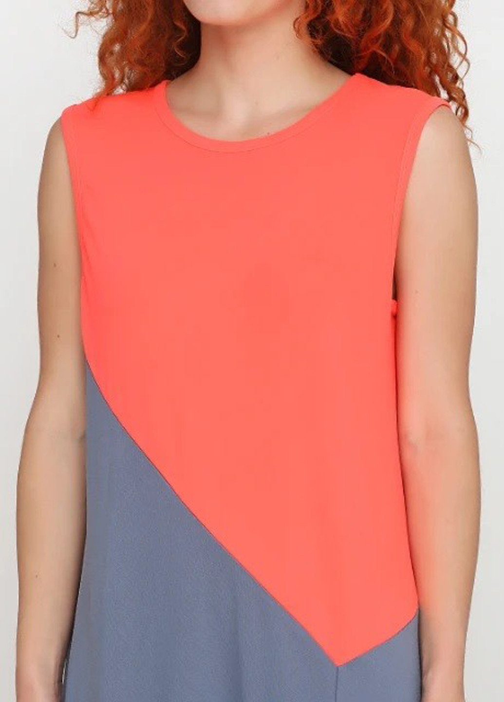 Комбінована кежуал сукня а-силует DKNY колор блок