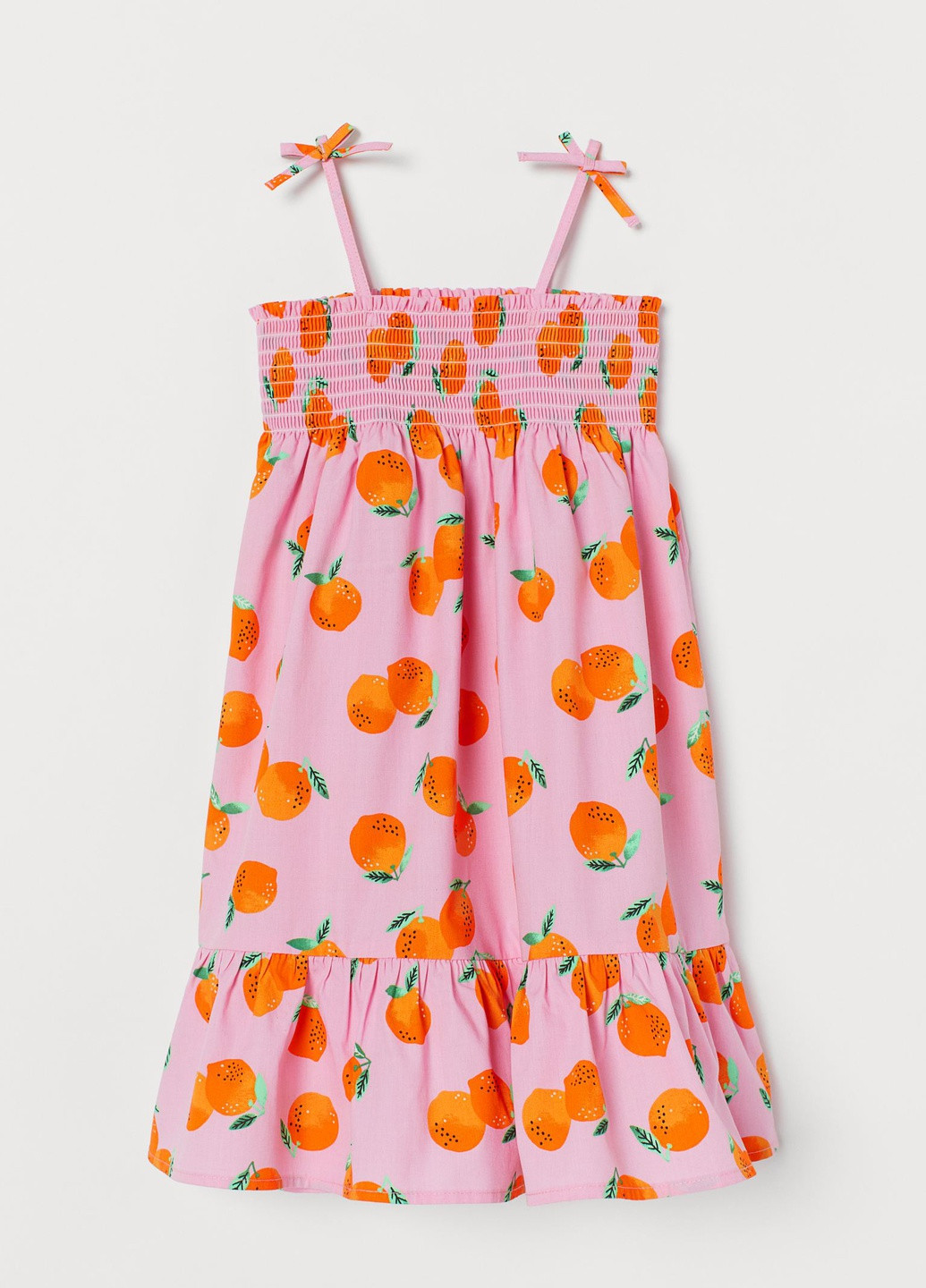 Розовое хлопковое платье H&M (251998942)