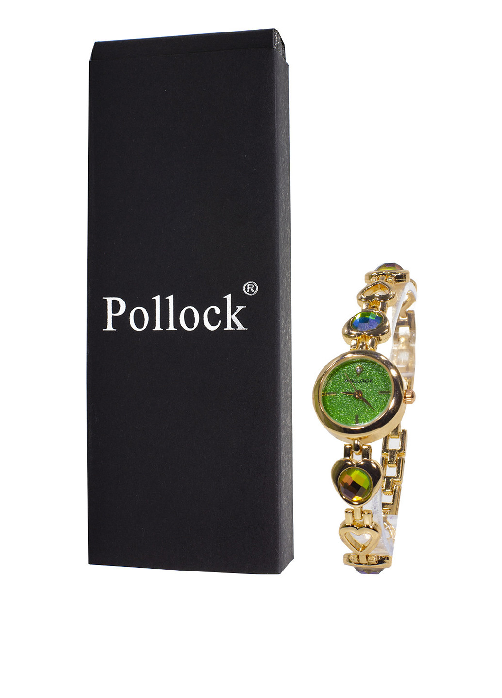 Часы Pollock зелёные