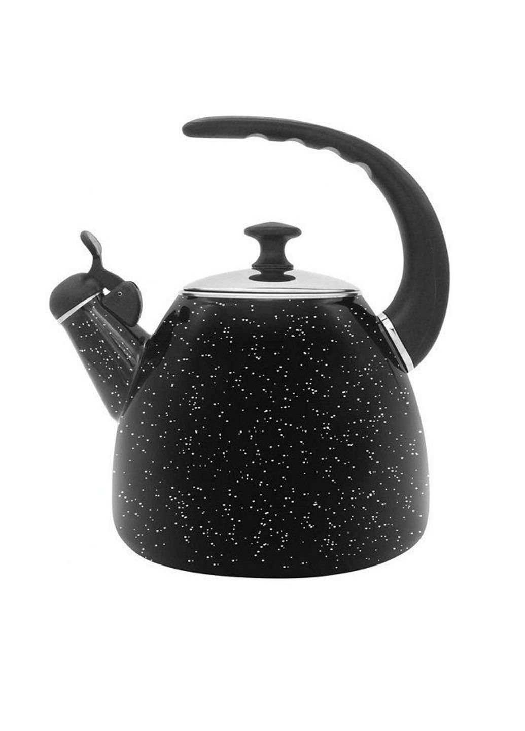 Чайник із свистком KB-7459 2.8 л чорний Klausberg (253542864)