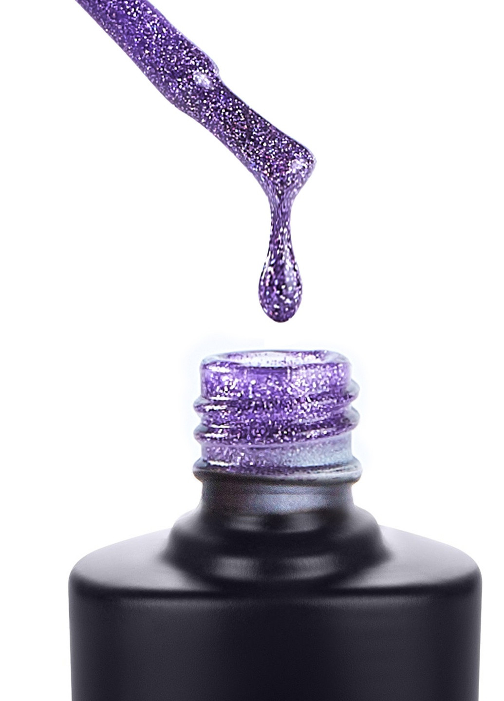 Гель-лак 161 Фиолетовый с блестками 7.5 мл Reglance (229176435)