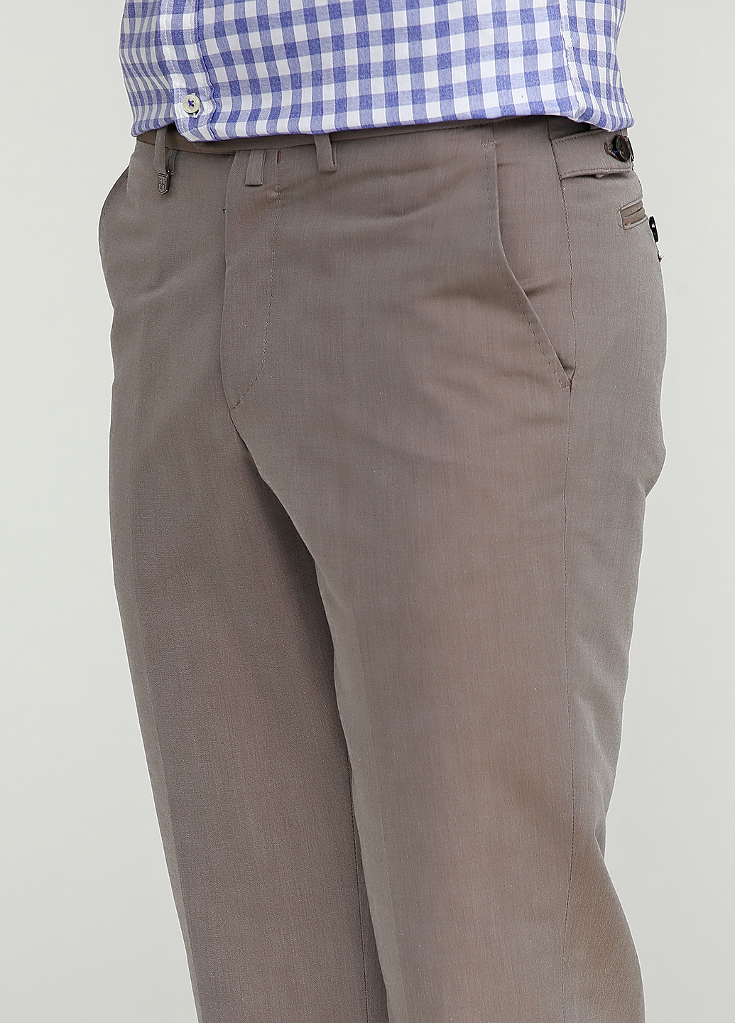Темно-бежевые кэжуал демисезонные прямые брюки Pedro Del Hierro
