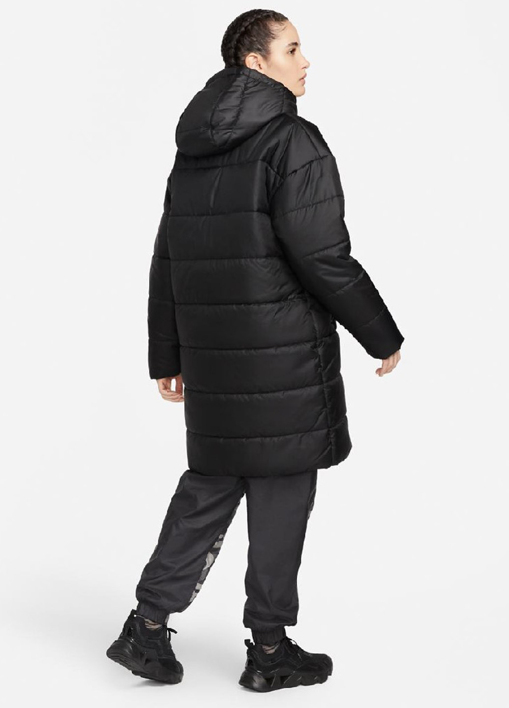 Черная зимняя куртка dx1798-010_2024 Nike W NSW SYN TF RPL HD PARKA