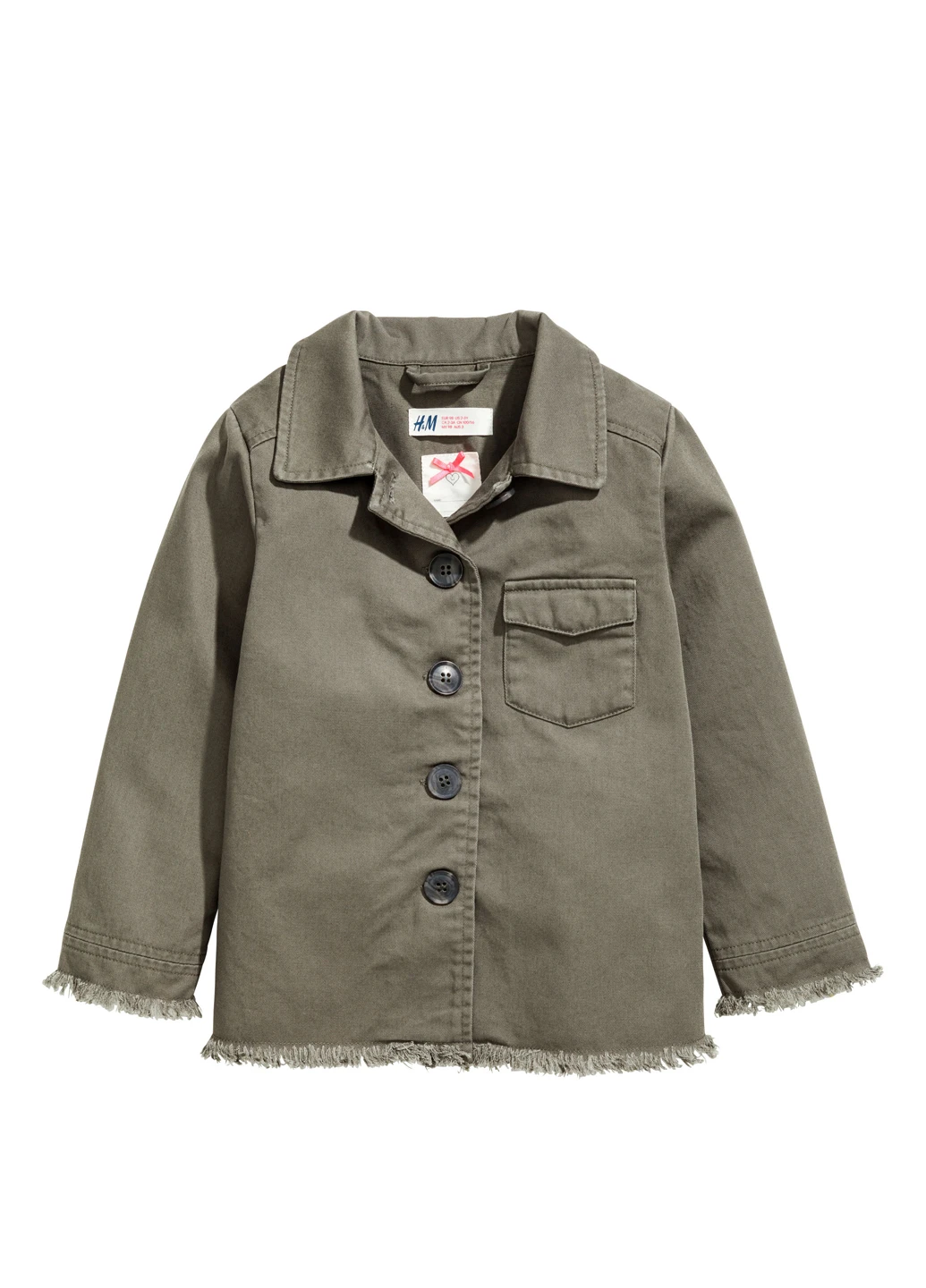 Оливкова (хакі) демісезонна куртка H&M