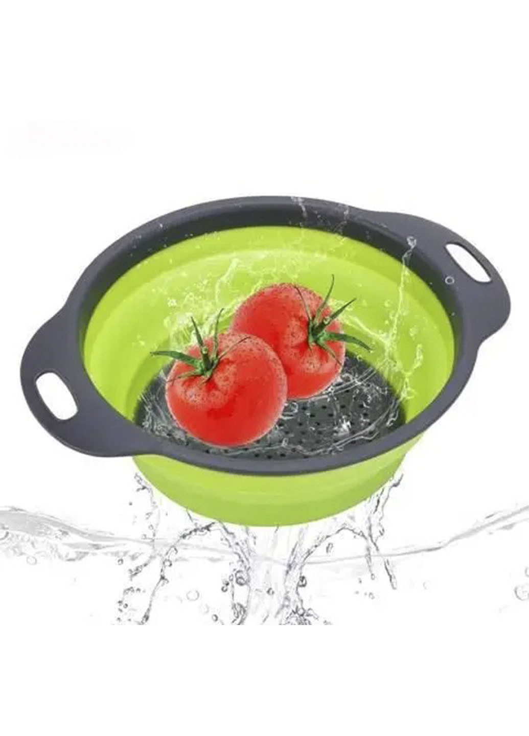 Друшляк силіконовий collapsible filter baskets складний компактний 2 шт в комплекті великий і маленький Good Idea (254784297)