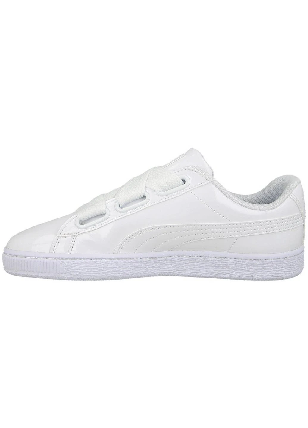 Кроссовки 363073-02 Puma Basket Heart Patent белые демисезоны (317229325)