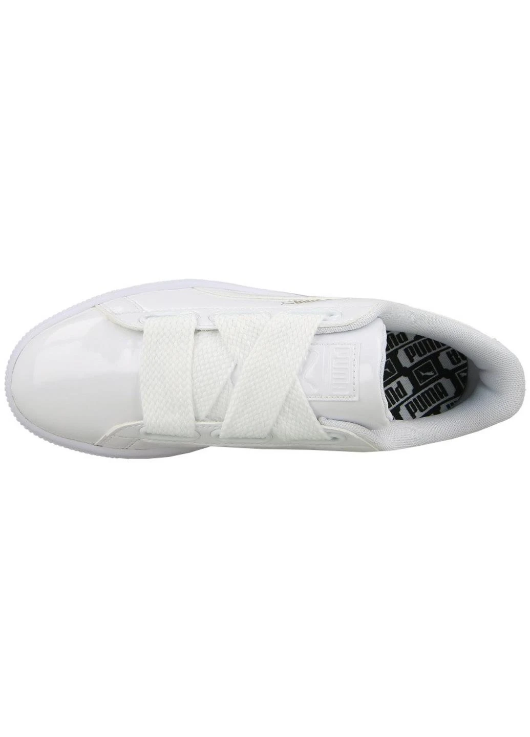 Кроссовки 363073-02 Puma Basket Heart Patent белые демисезоны (317229325)