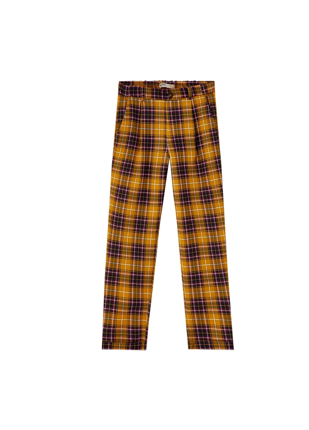 Брюки,жовтий-фіолетовий, Pull & Bear (254670392)