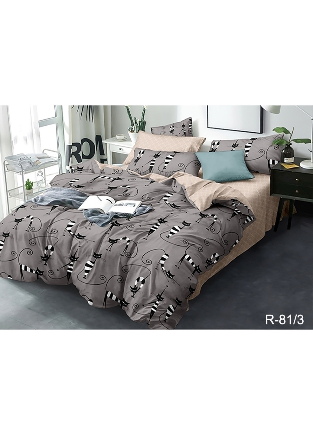 Комплект постельного белья с компаньоном 2-спальный Tag (202822009)