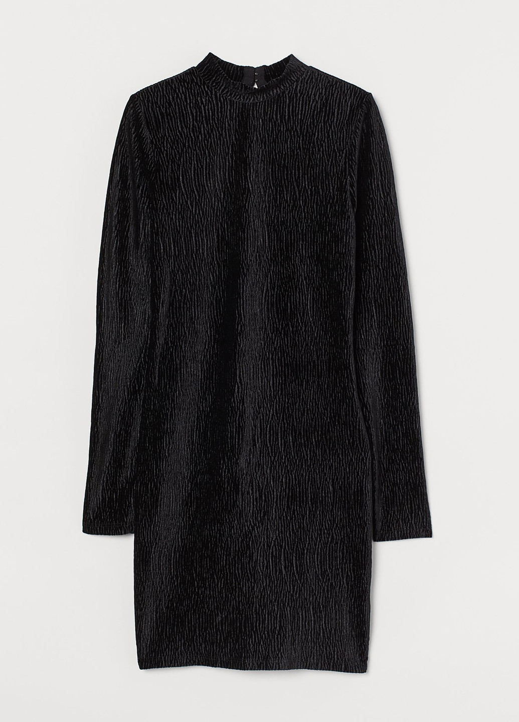 Чорна кежуал плаття сукня-водолазка H&M однотонна