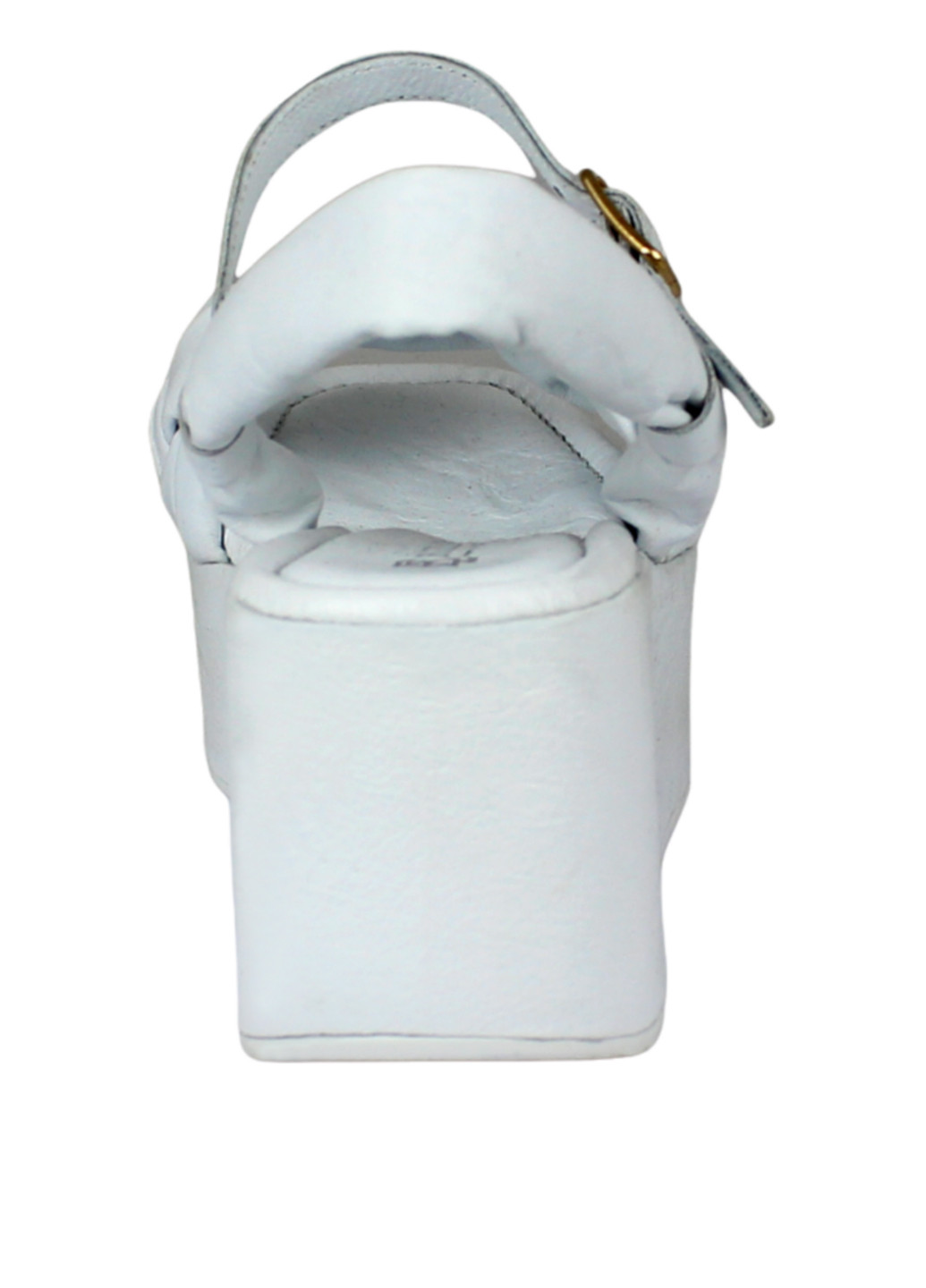 Белые босоножки Blizzarini с ремешком плетение