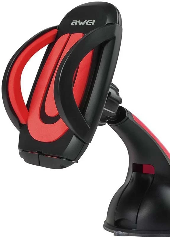 Автотримач X7 Car Mobile Holder With Suction Cup Black/Red Awei (225785912)