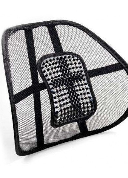 Ортопедична спинка з масажером на крісло та авто сидіння підставка для спини + ніж кредитка No Brand (251471821)