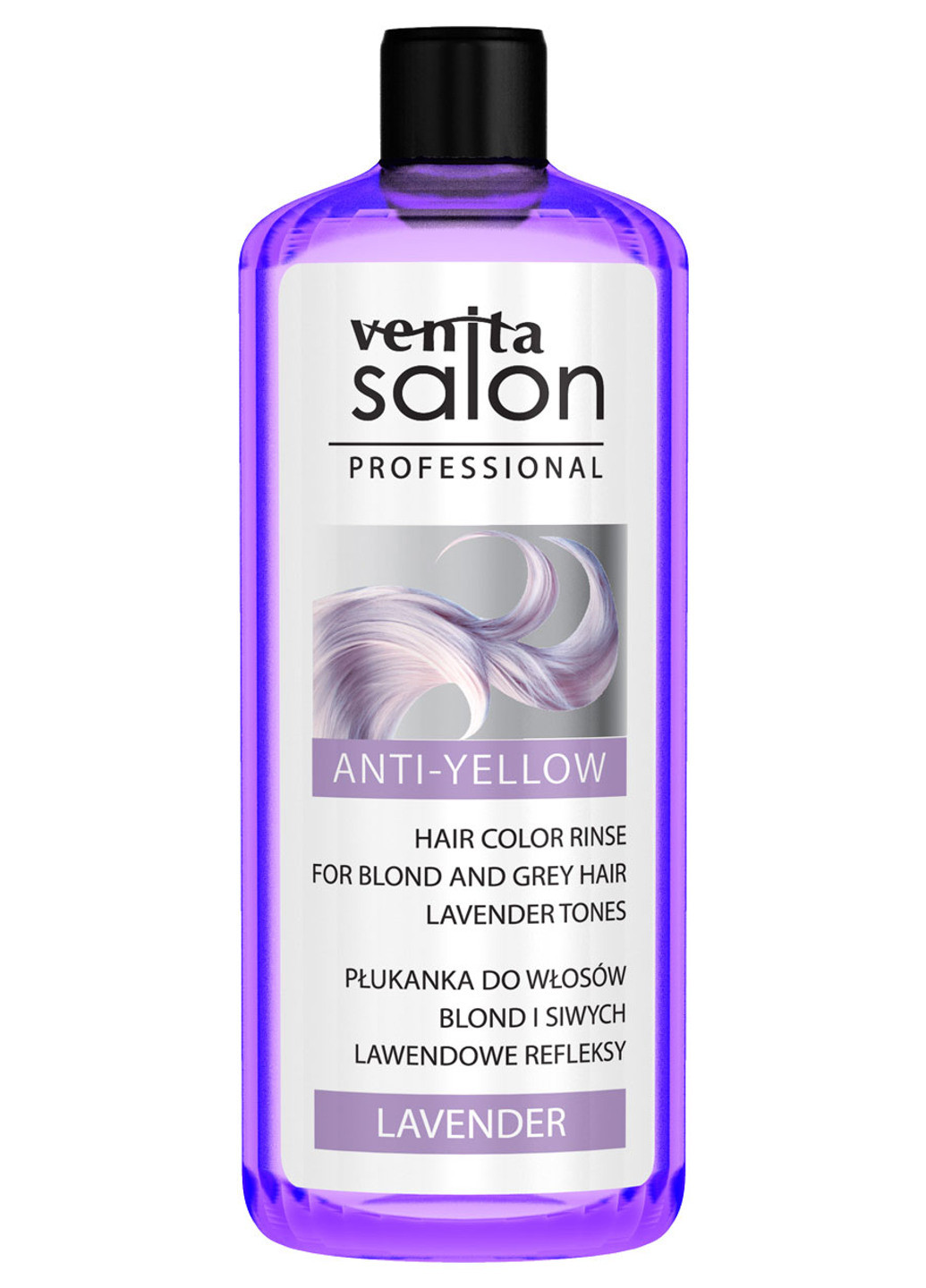 Ополіскувач для світлого і сивого волосся Salon Professional Anti-Yellow Lavender 200 мл Venita (190301649)