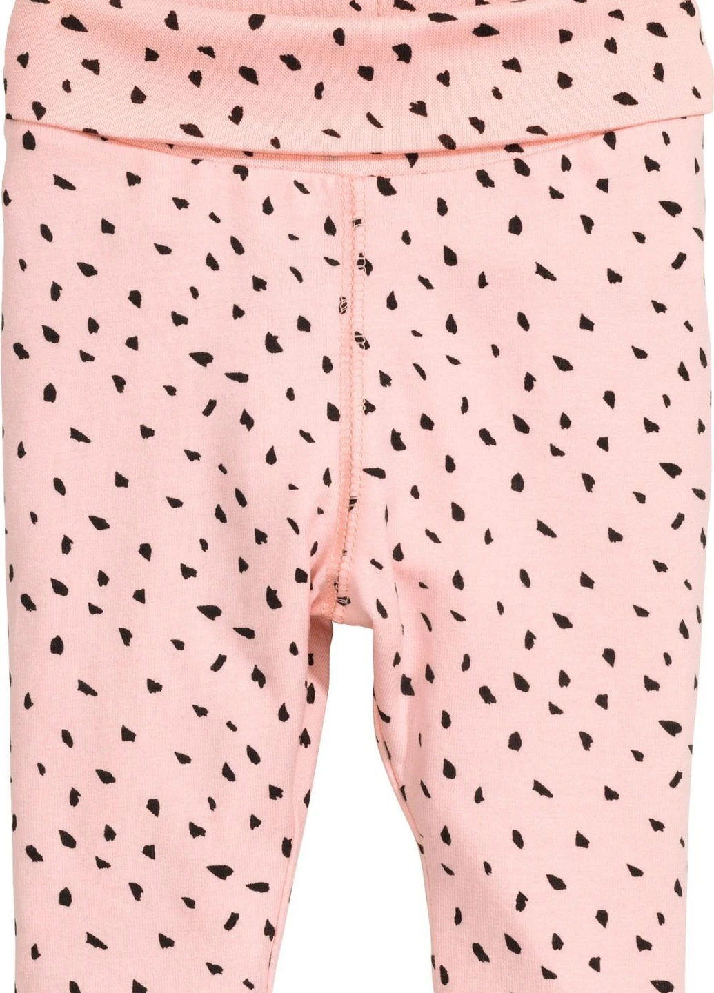 Розовые кэжуал летние брюки H&M