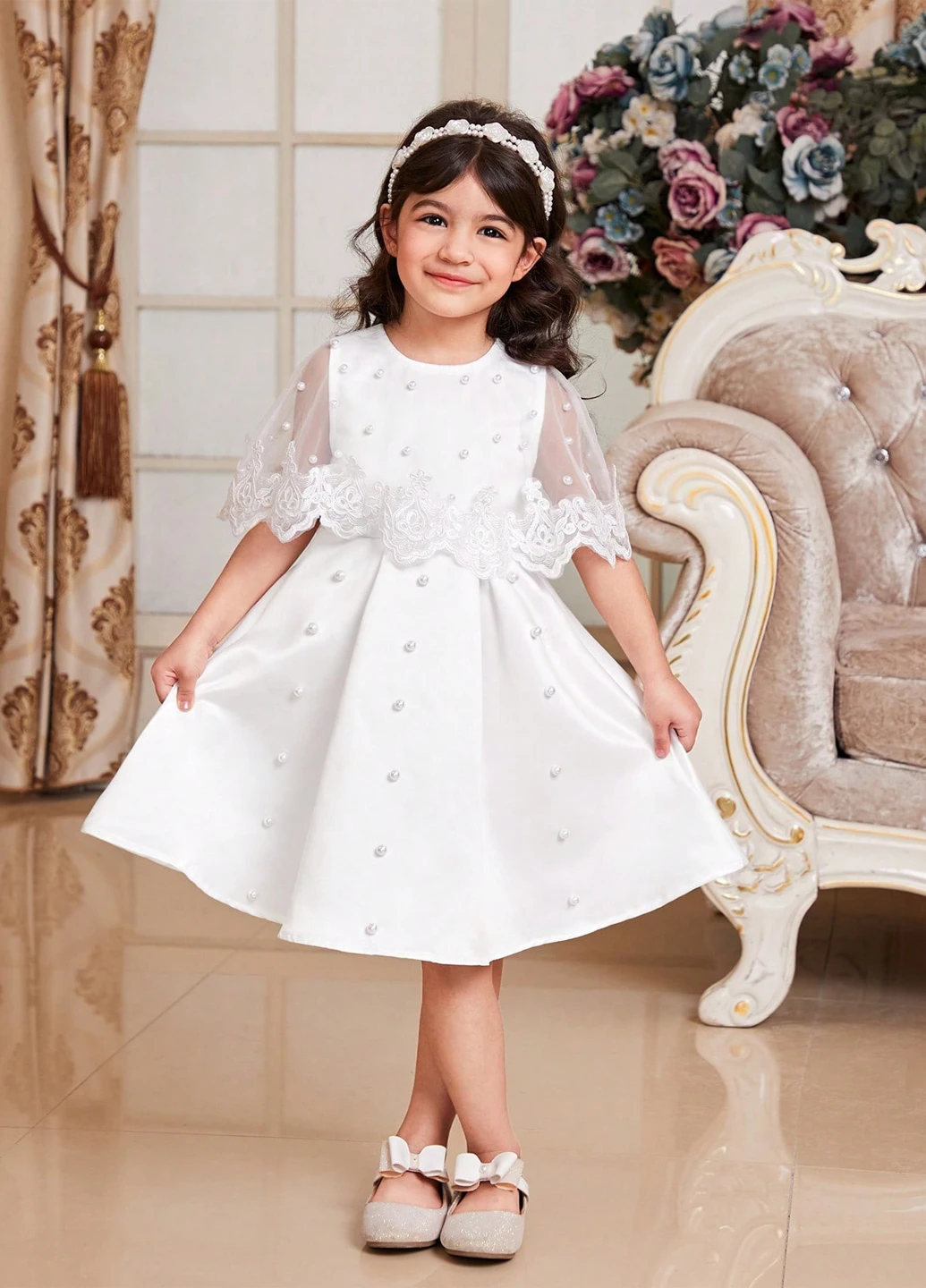Біла сукня SHEIN (325263509)