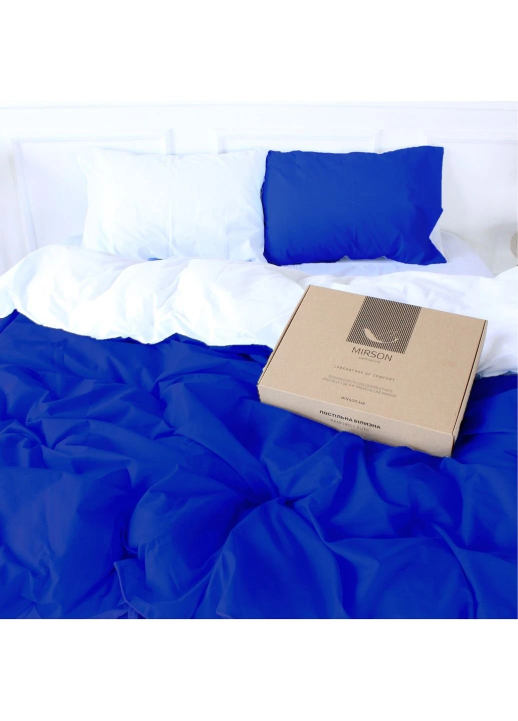 Постельное белье Ranforce Elite Pablo Blue 2х143х210 семейный (2200004680712) Mirson (254014651)