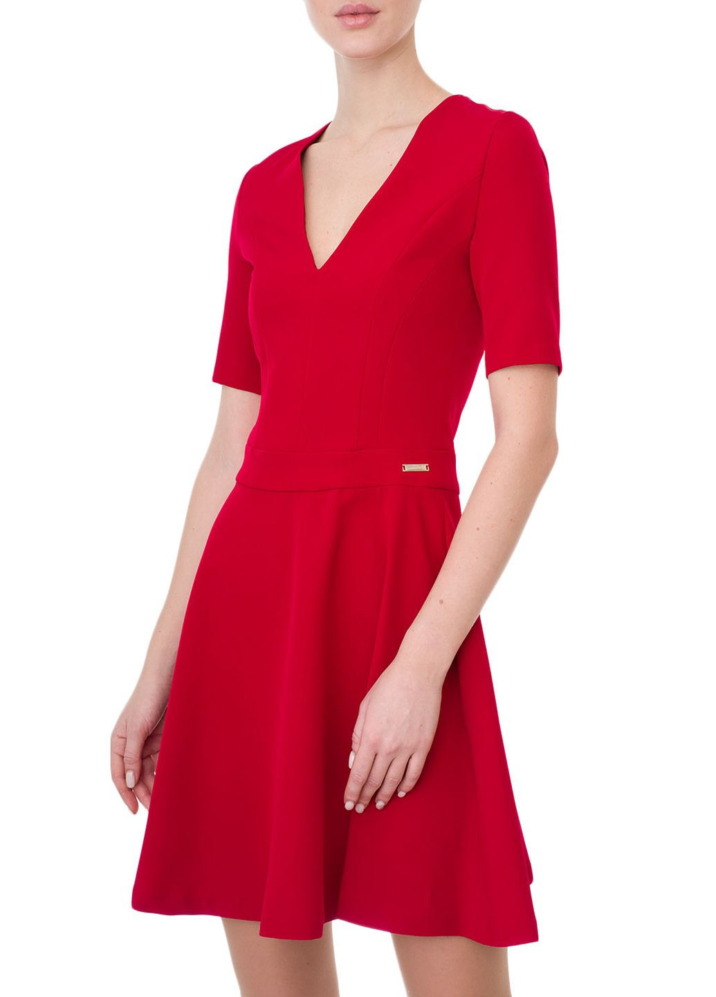 Красное кэжуал платье Trussardi Jeans