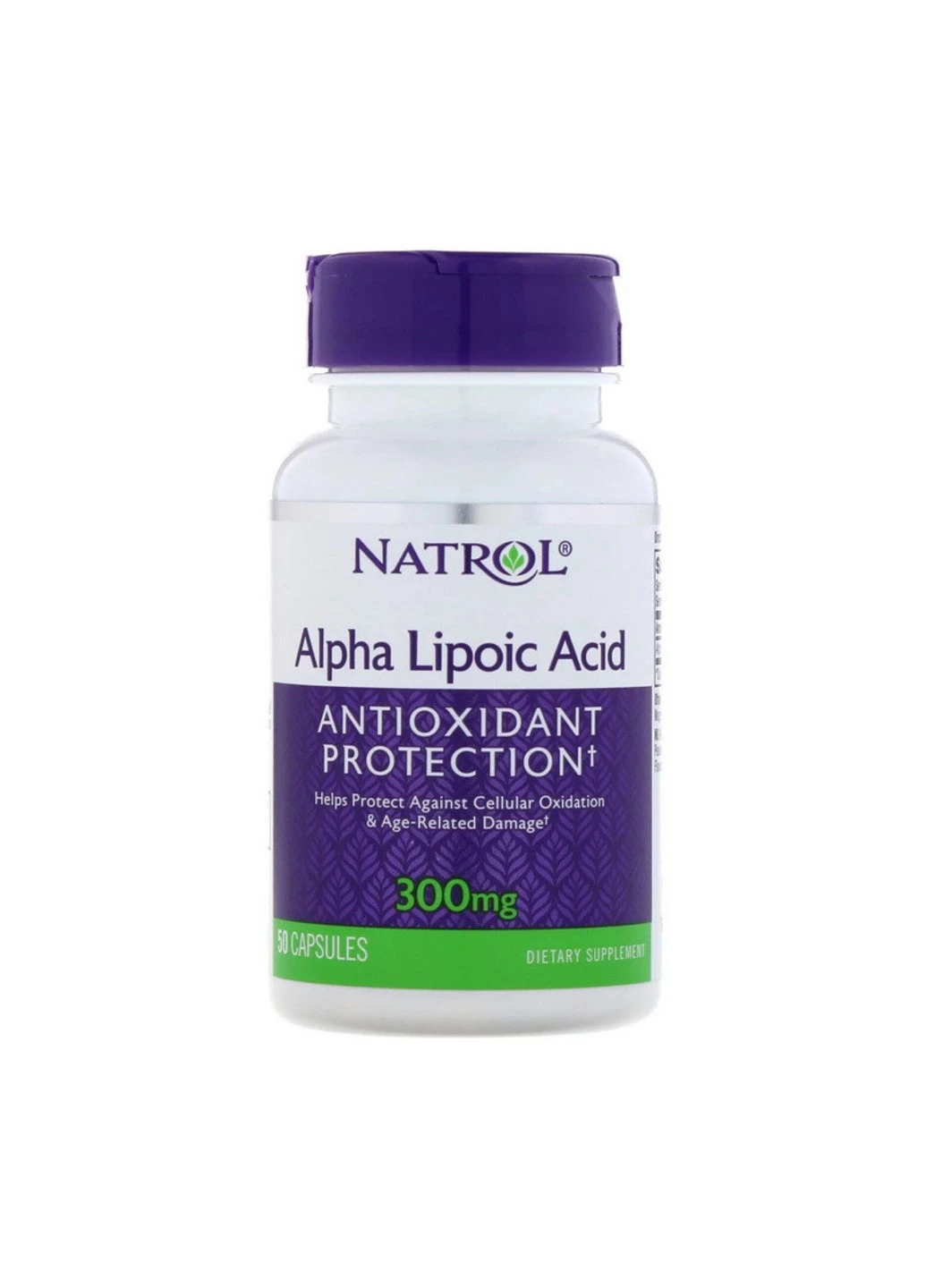 Альфа-ліпоєва кислота Alpha Lipoic Acid 300 mg (50 капсул) натролит Natrol (255409475)