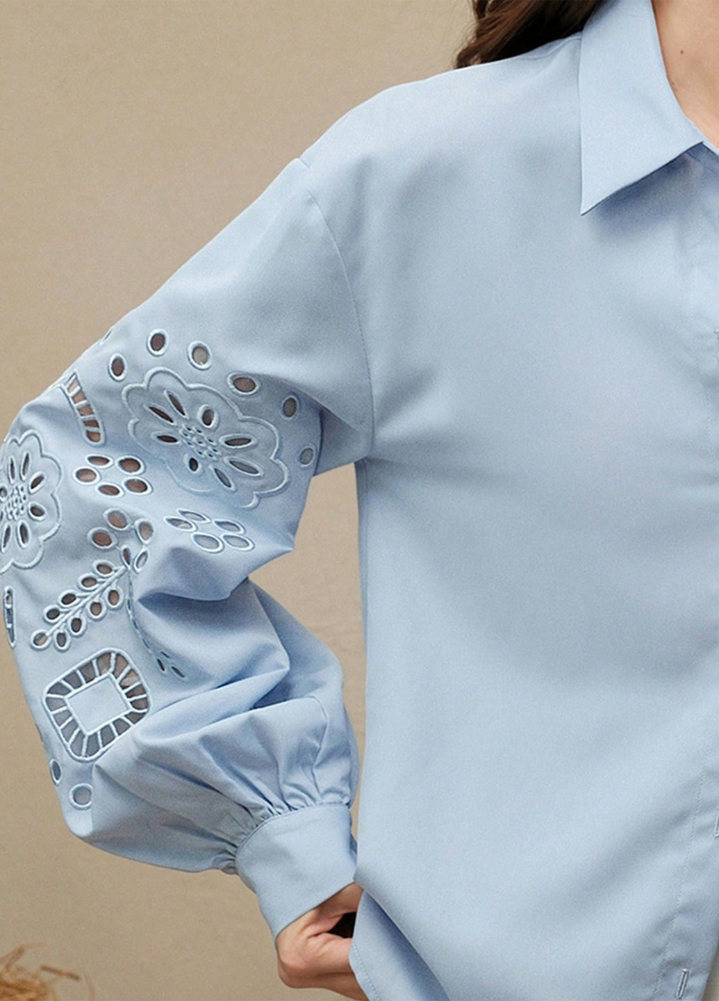 Голубая блуза SHEIN