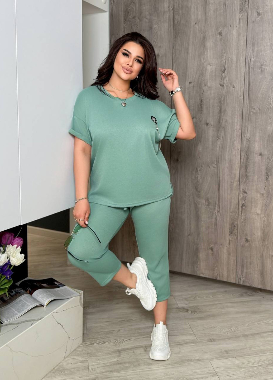 Костюм (футболка, бриджі) Fashion (337578312)