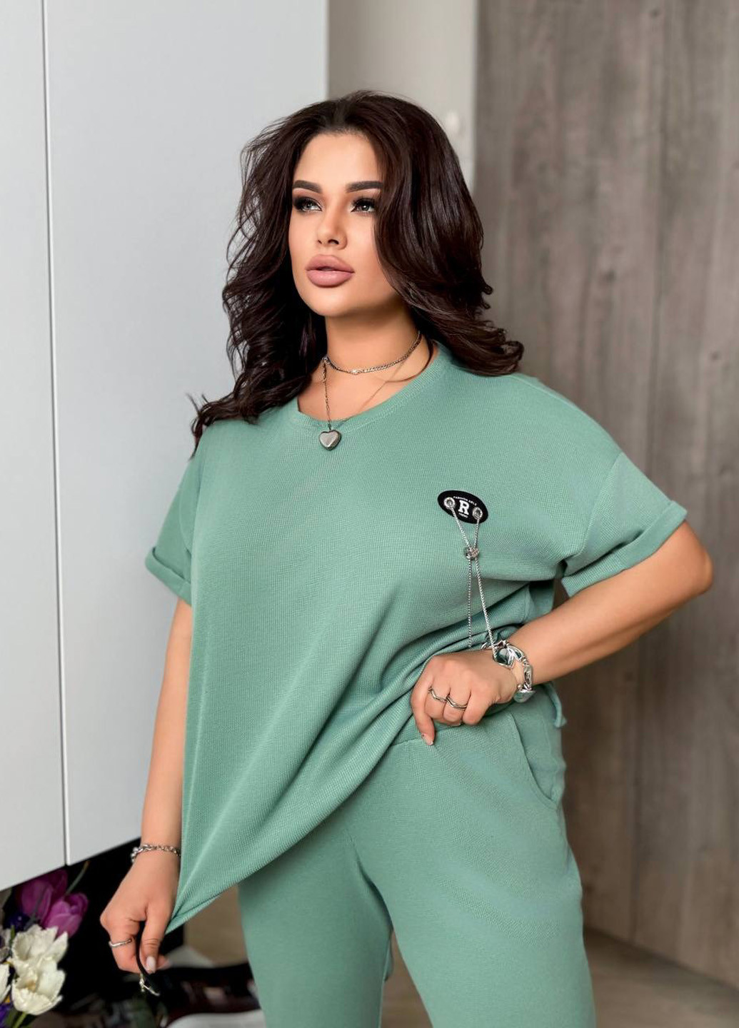 Костюм (футболка, бриджі) Fashion (337578312)