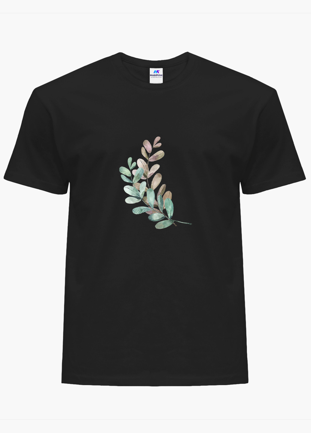 Чорна демісезон футболка жіноча екологія (ecology) (8976-1332) xxl MobiPrint