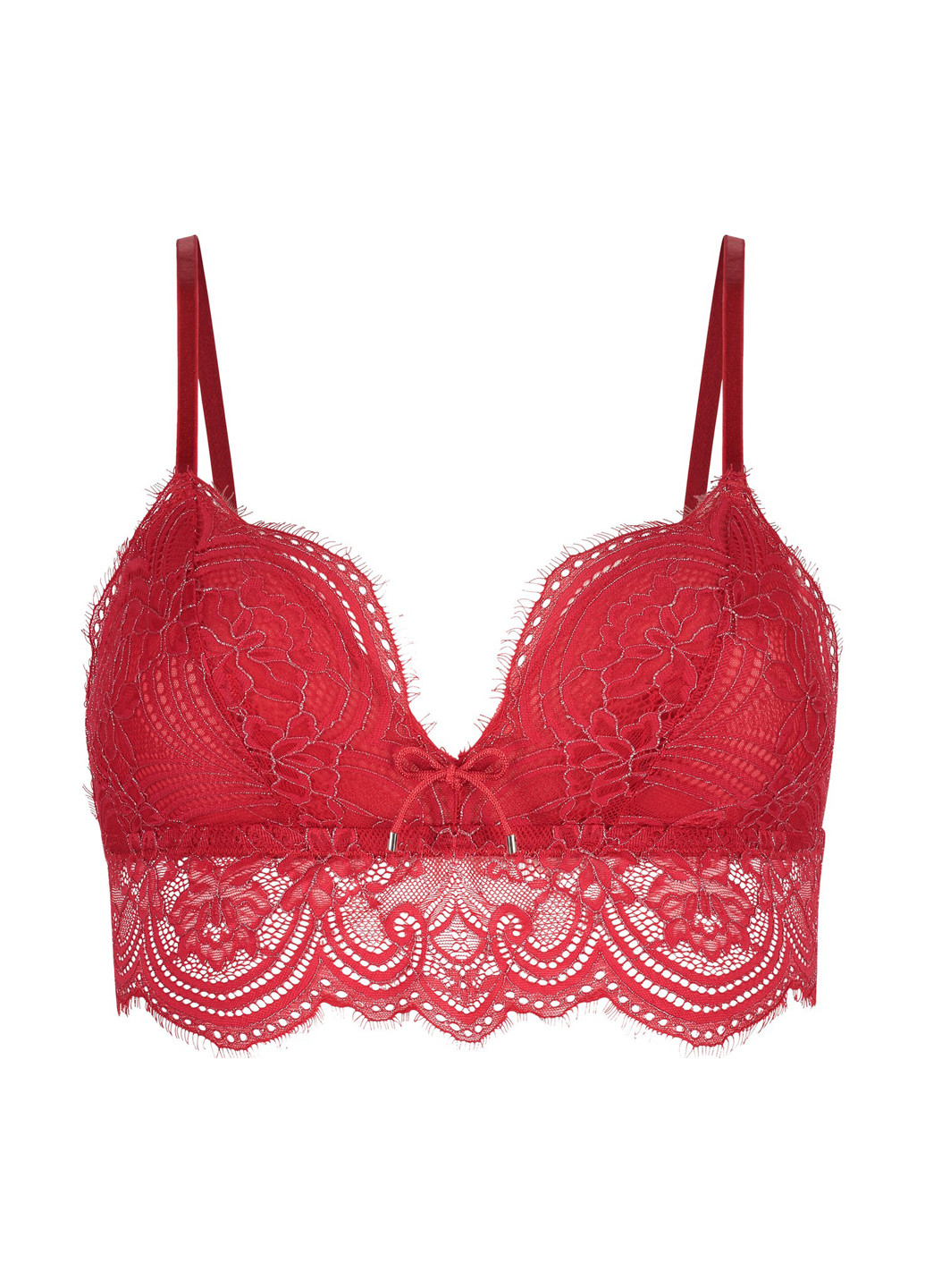Червоний бюстгальтер Hunkemoller без кісточок поліамід