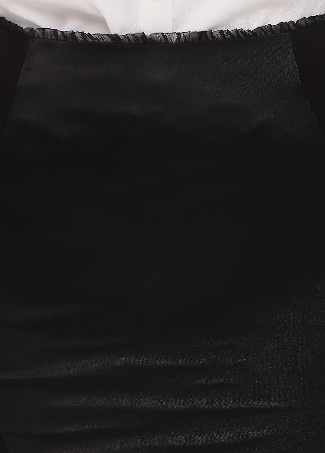 Черная кэжуал однотонная юбка Angel карандаш