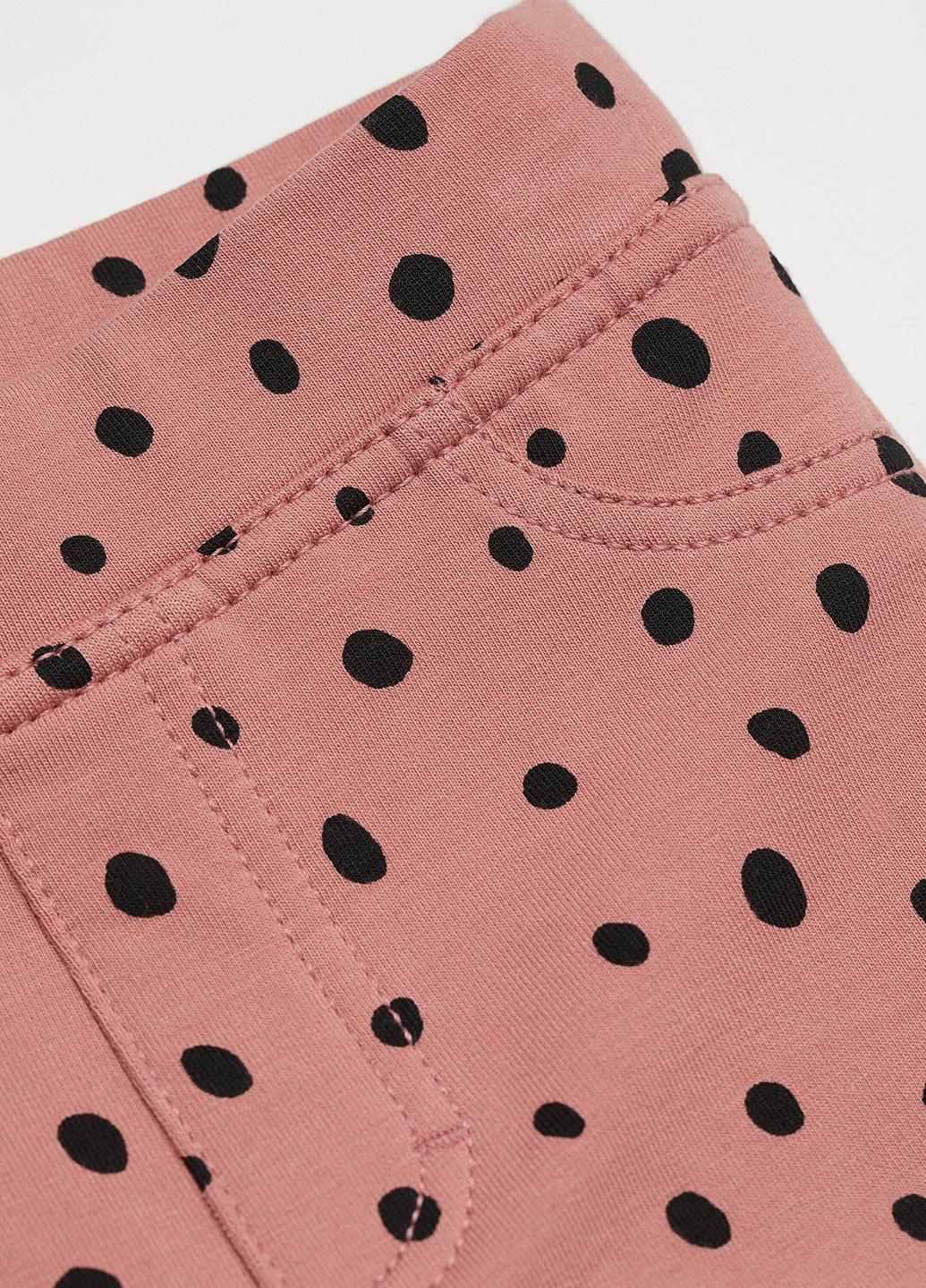 Розовые демисезонные леггинсы H&M