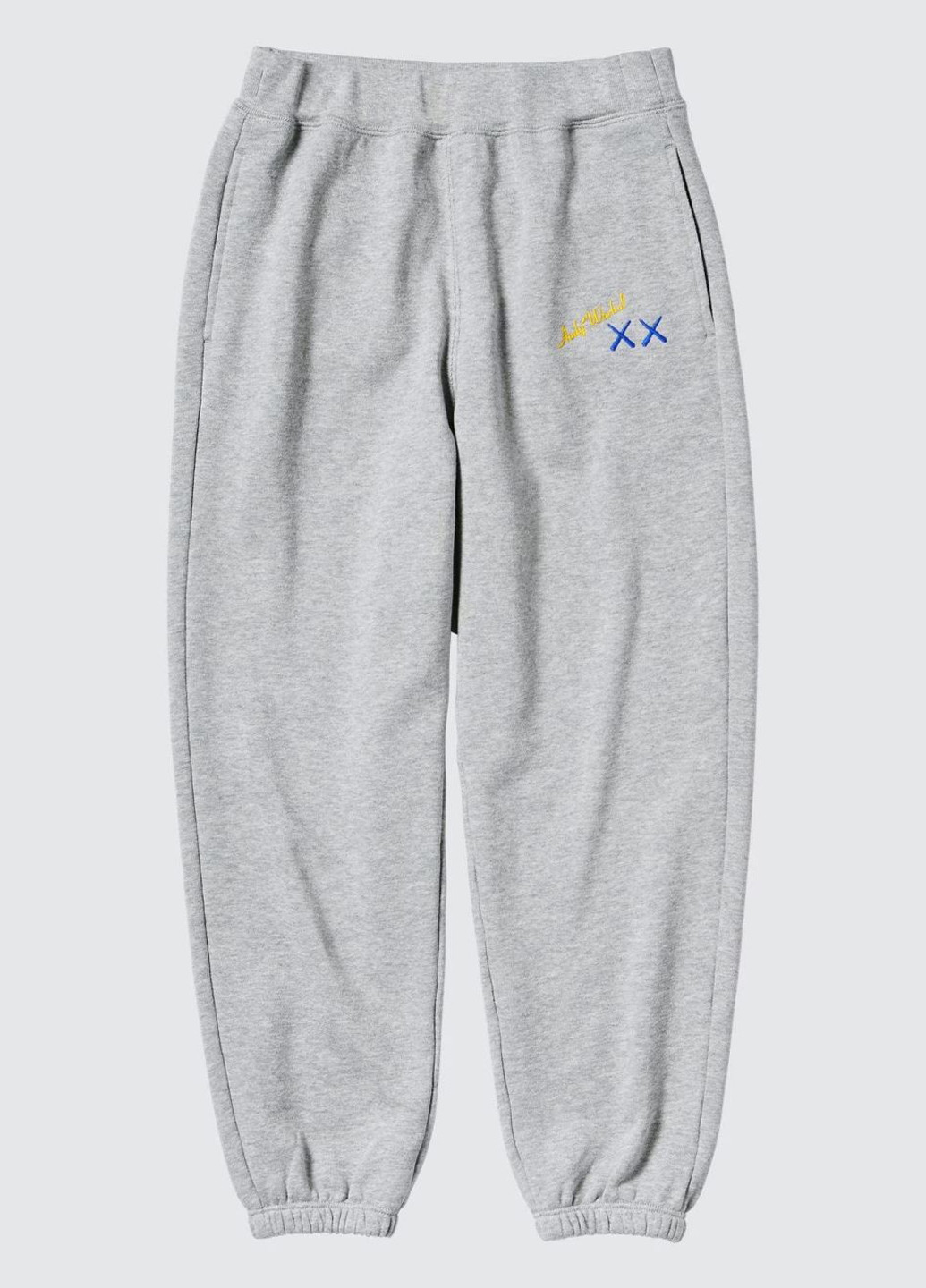 Светло-серые спортивные, кэжуал демисезонные джоггеры брюки Uniqlo