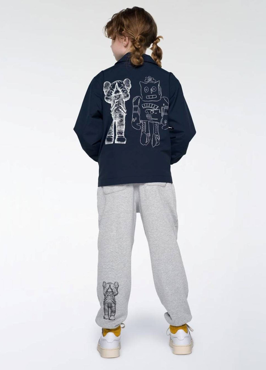 Светло-серые спортивные, кэжуал демисезонные джоггеры брюки Uniqlo