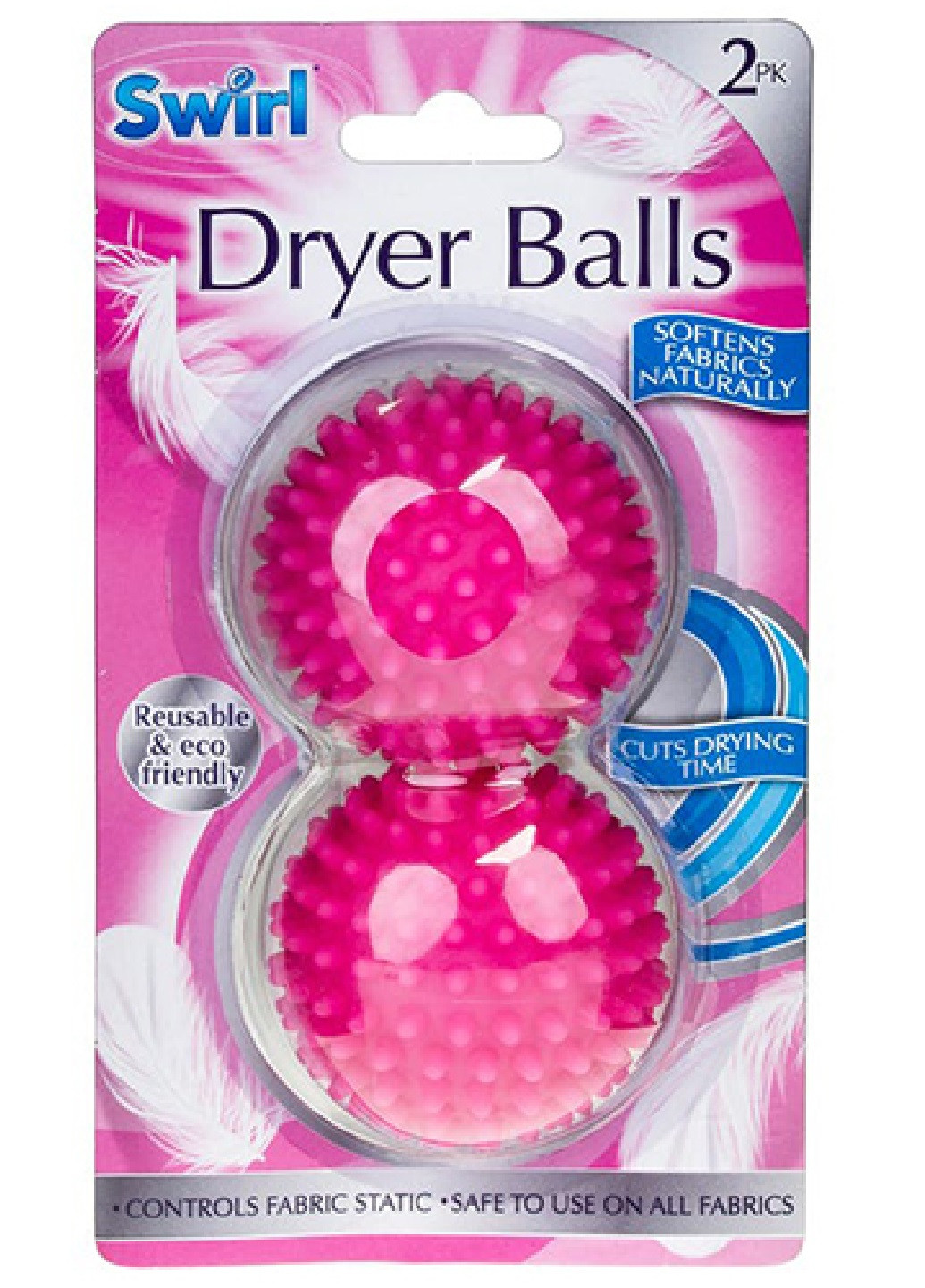 Шарики для стирки белья Dryer Balls 2 шт Swirl (255416037)