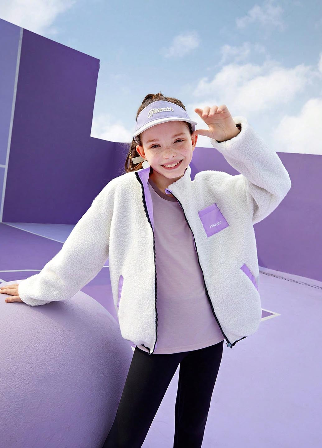 Комбінована демісезонна двостороння куртка SHEIN