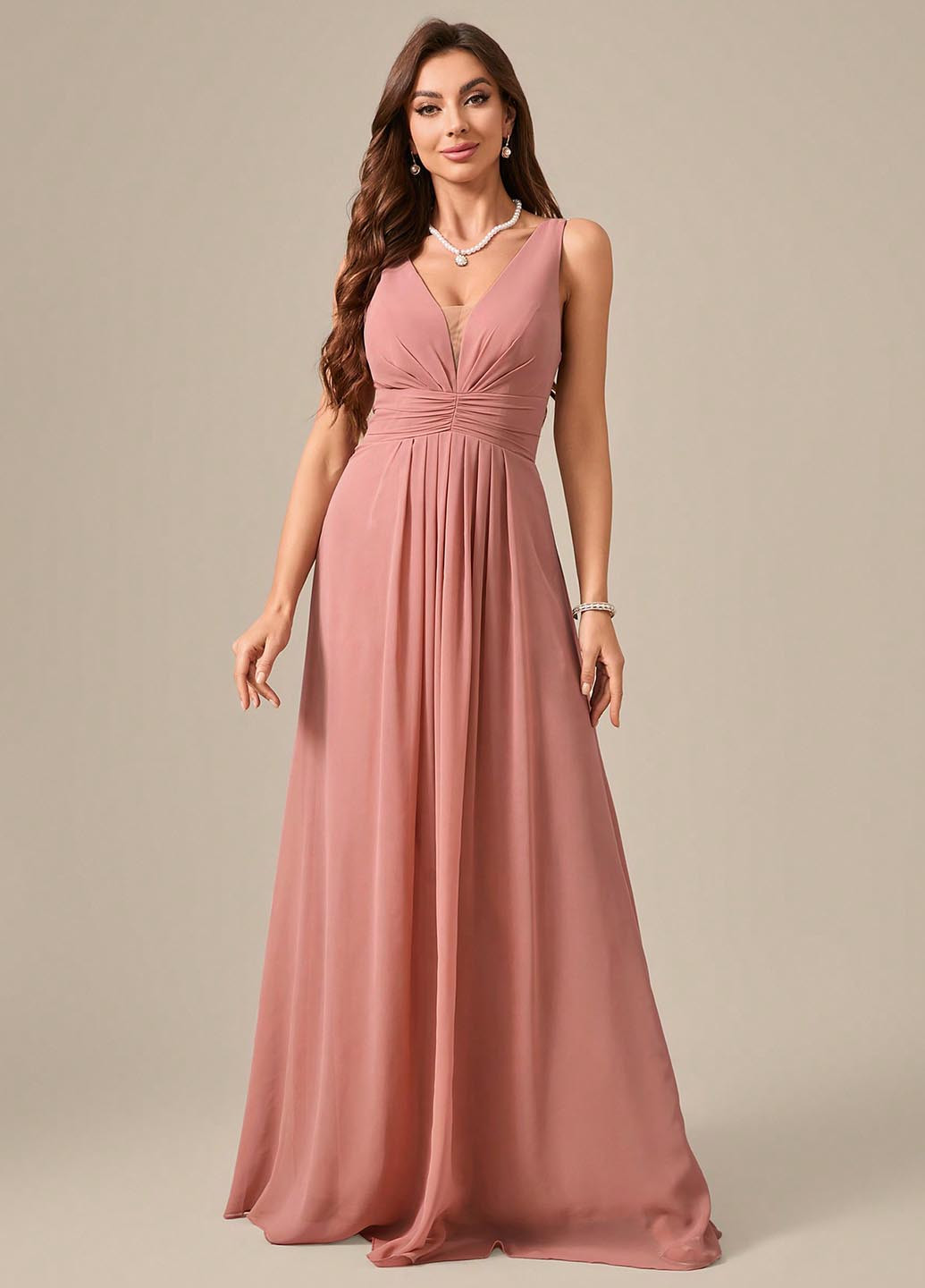 Рожева святковий, вечірня сукня в стилі армпір SHEIN однотонна