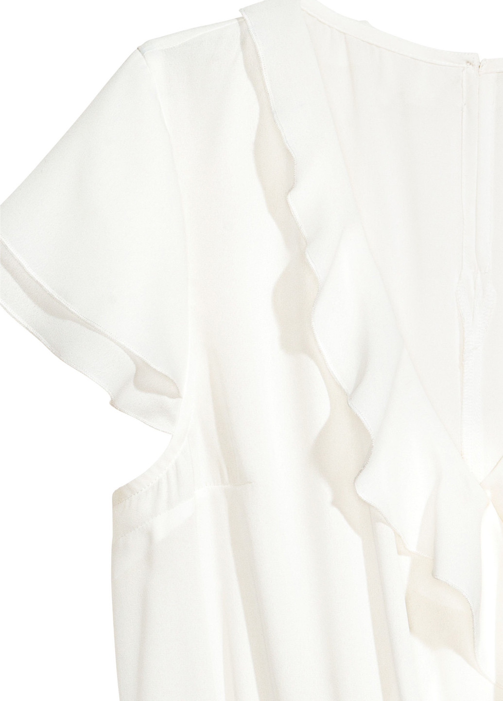 Комбинезон H&M комбинезон-шорты белый кэжуал