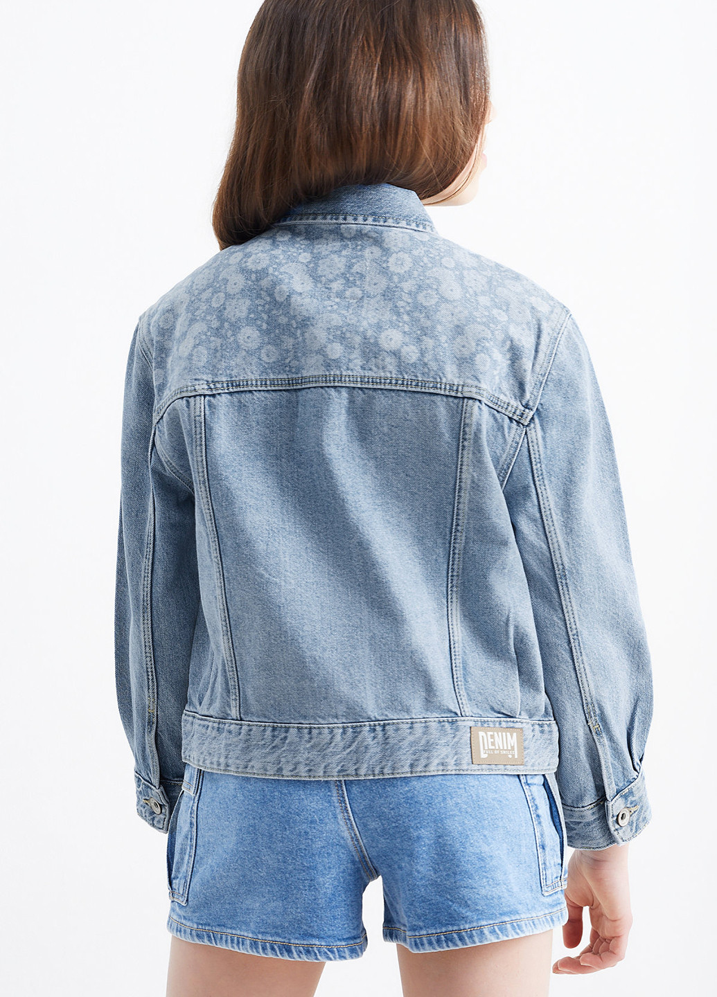 Світло-синя демісезонна куртка C&A