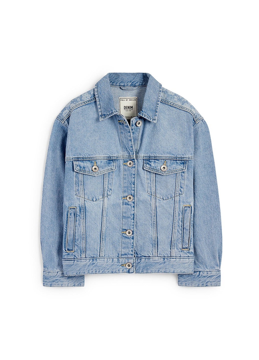 Світло-синя демісезонна куртка C&A