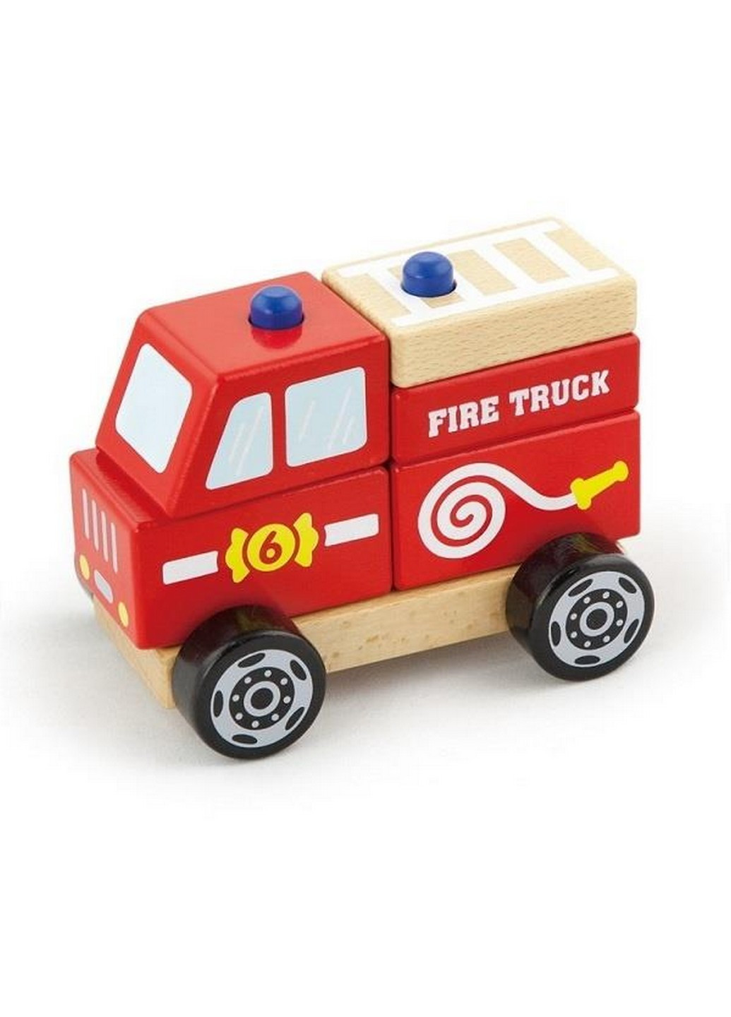 Іграшка Пожежна машина 16х16х9 см Viga Toys (228856603)