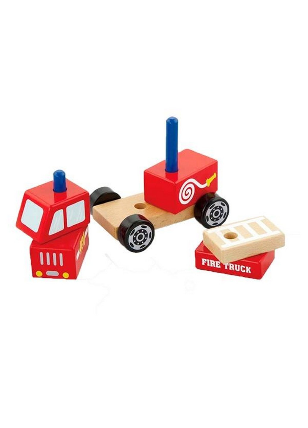 Игрушка Пожарная машина 16х16х9 см Viga Toys (228856603)