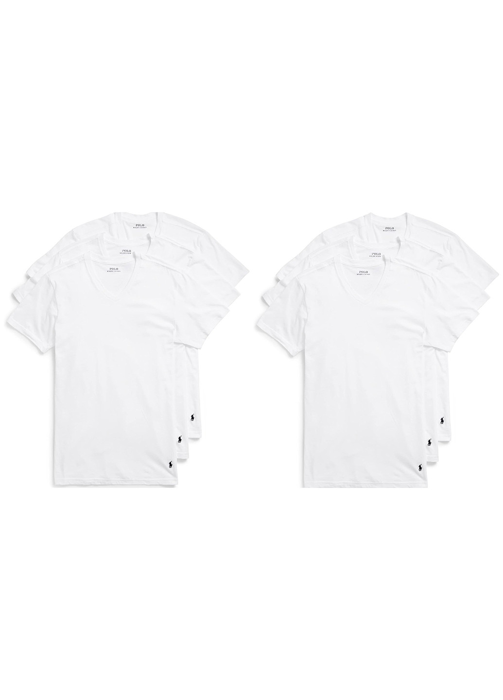 Белая футболка (6 шт.) Ralph Lauren